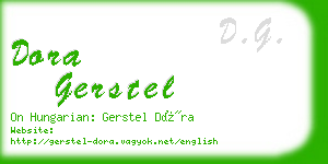 dora gerstel business card